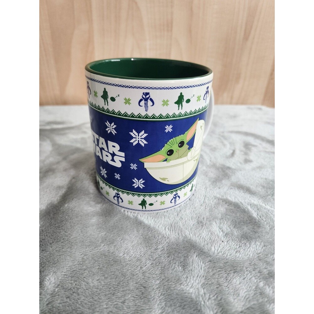 Star Wars Coffee Mug Baby Yoda Ugly Sweater 20oz Ceramic